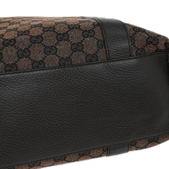 Gucci Brown Bamboo GG Handbag - Picture 4 of 10